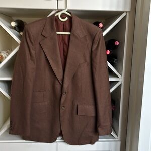 Vintage men’s sears 100% wool sports coat jacket blazer  size 36 regular